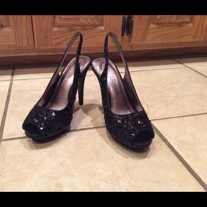 Sling Heels by J. Renee Special Event Sequined